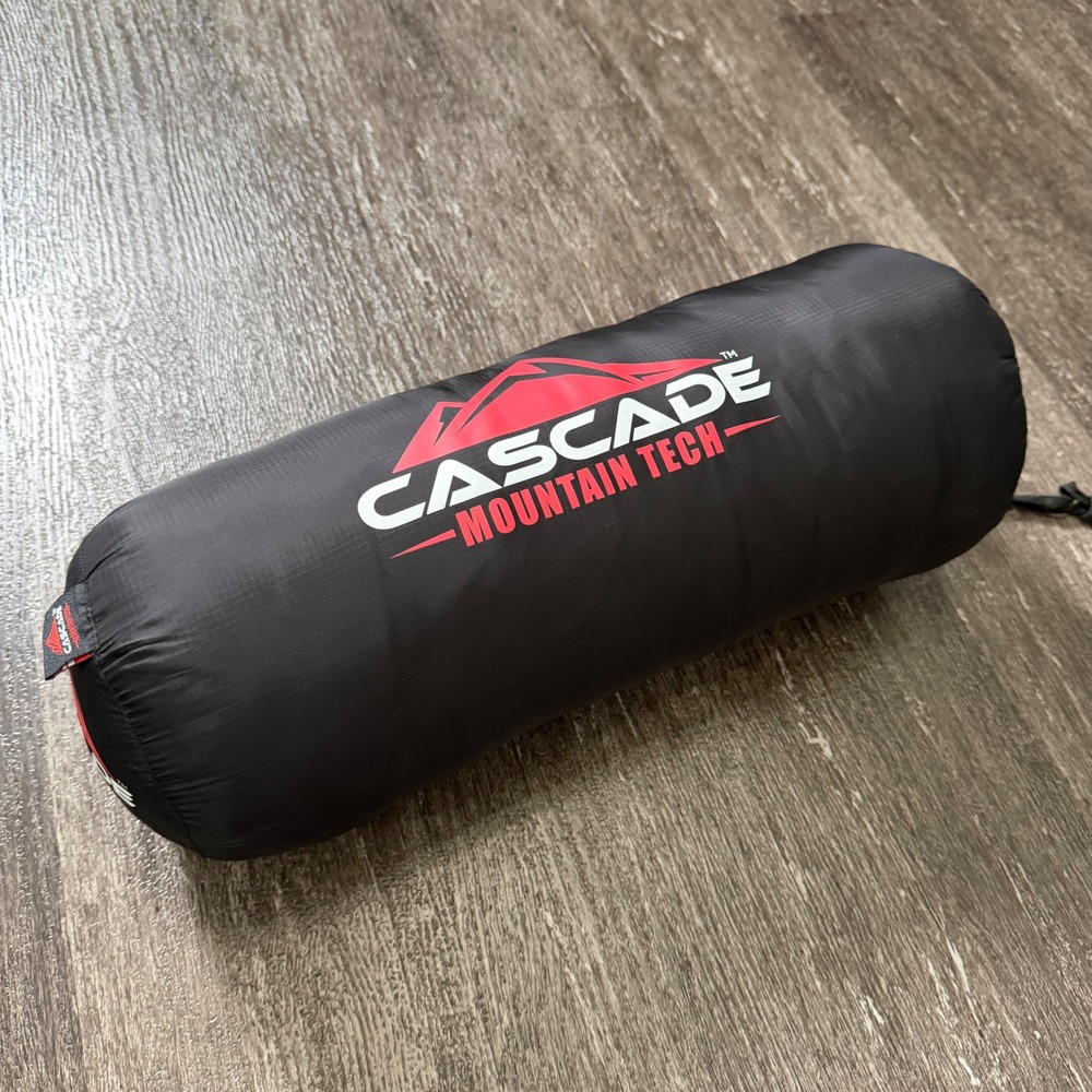 Cascade Mountain Tech Adventure Blanket Unisex 70x60 Black Packable Outdoor Gear